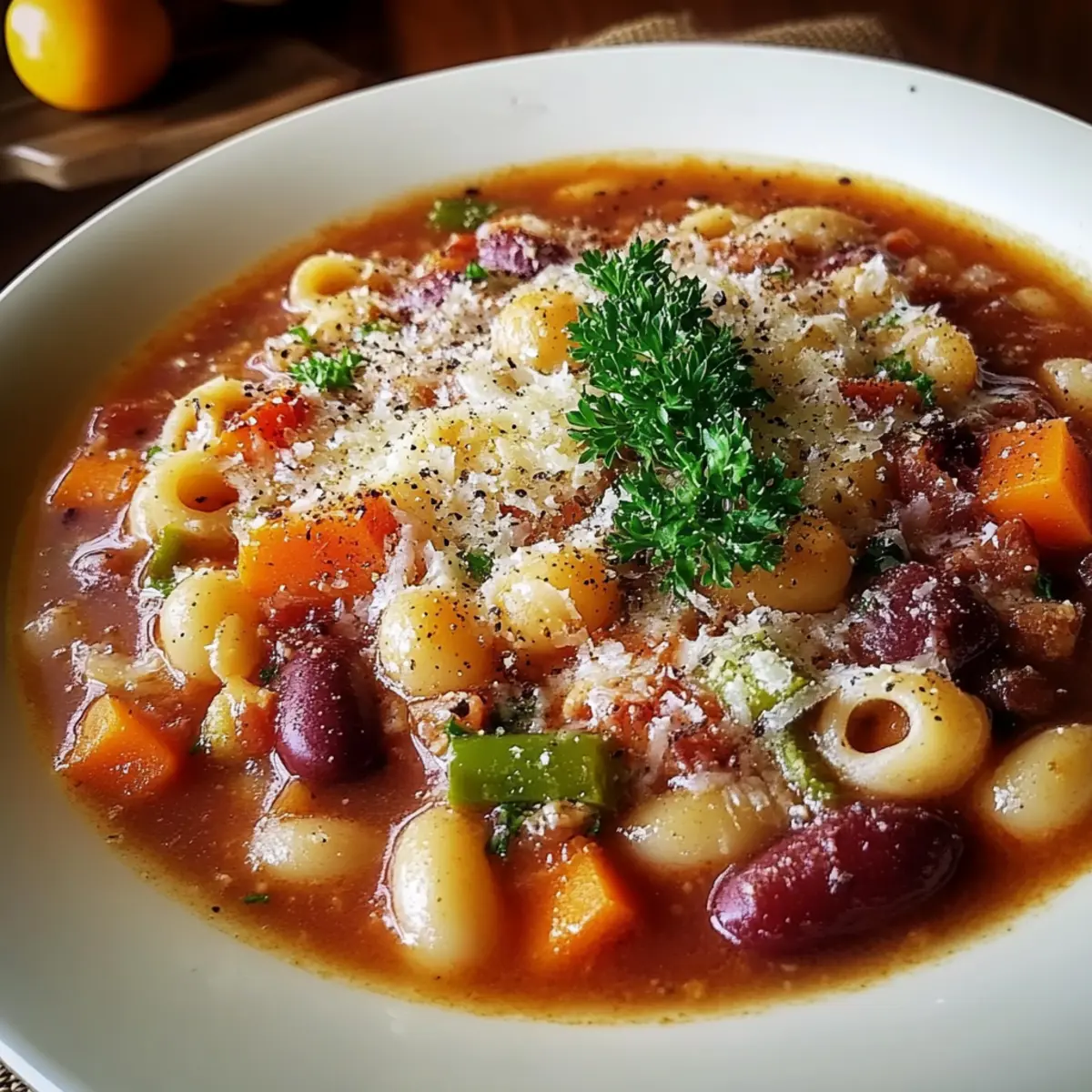 Italian Pasta Fagioli Soup