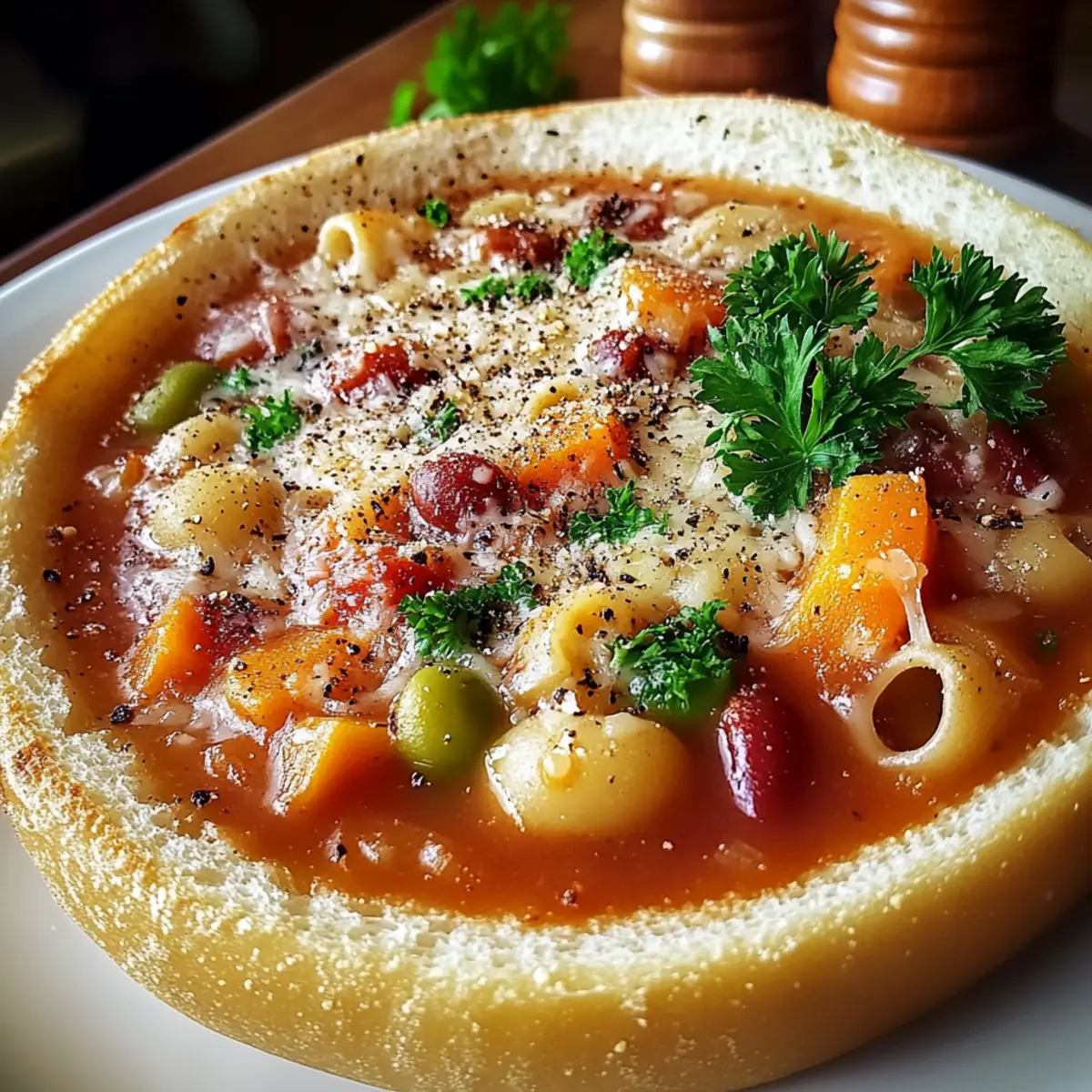 Italian Pasta Fagioli Soup