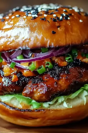 Korean BBQ Chicken Sandwich