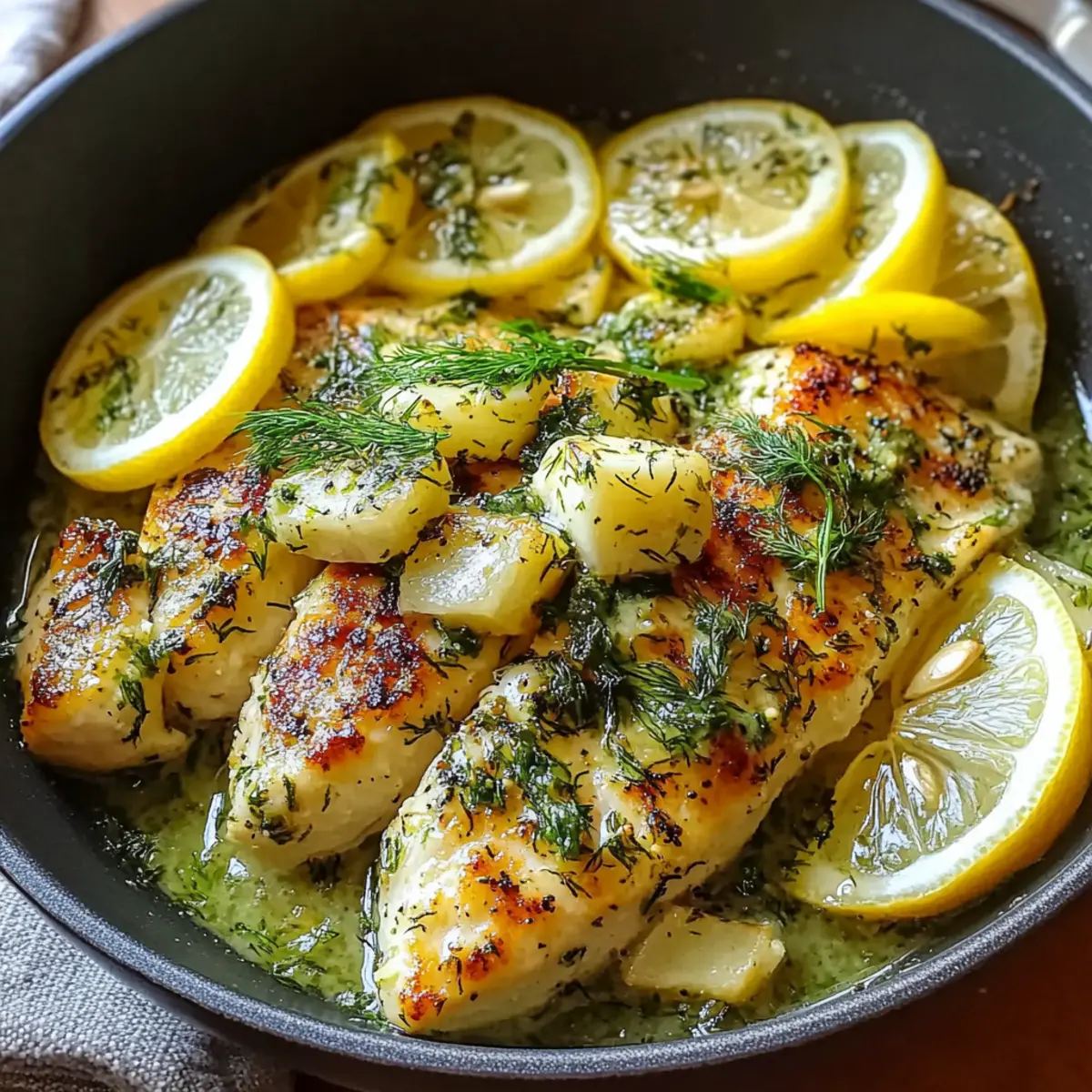 Lemon and Dill Butter Garlic