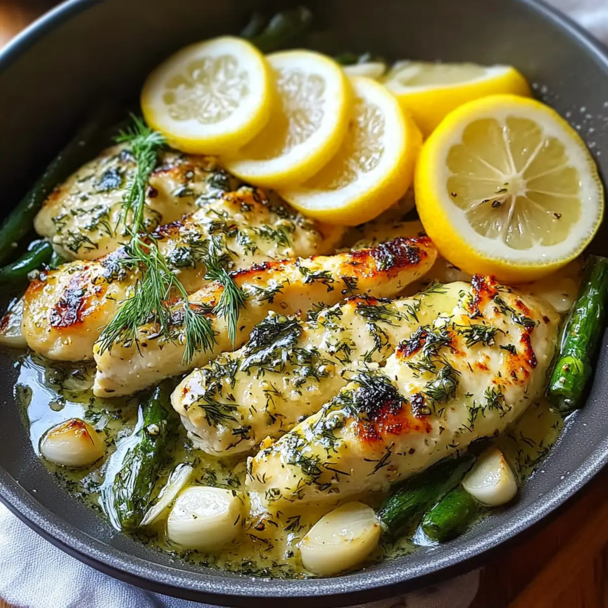 Lemon and Dill Butter Garlic