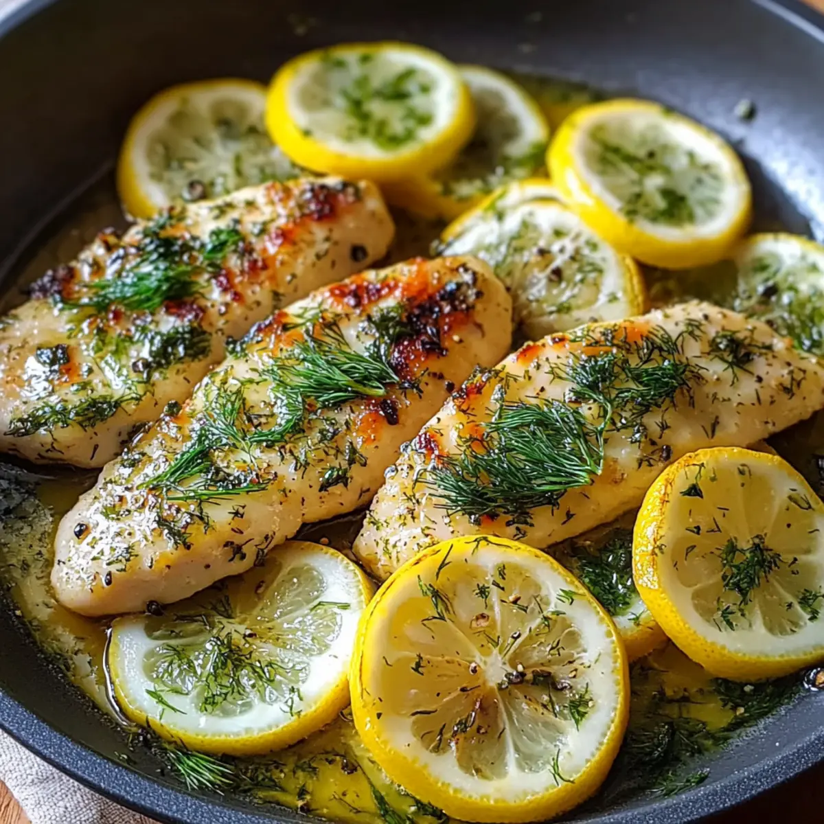 Lemon and Dill Butter Garlic