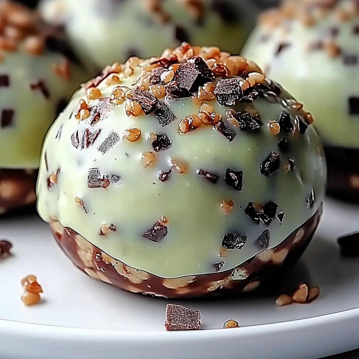 Mint Chocolate Chip Protein Balls