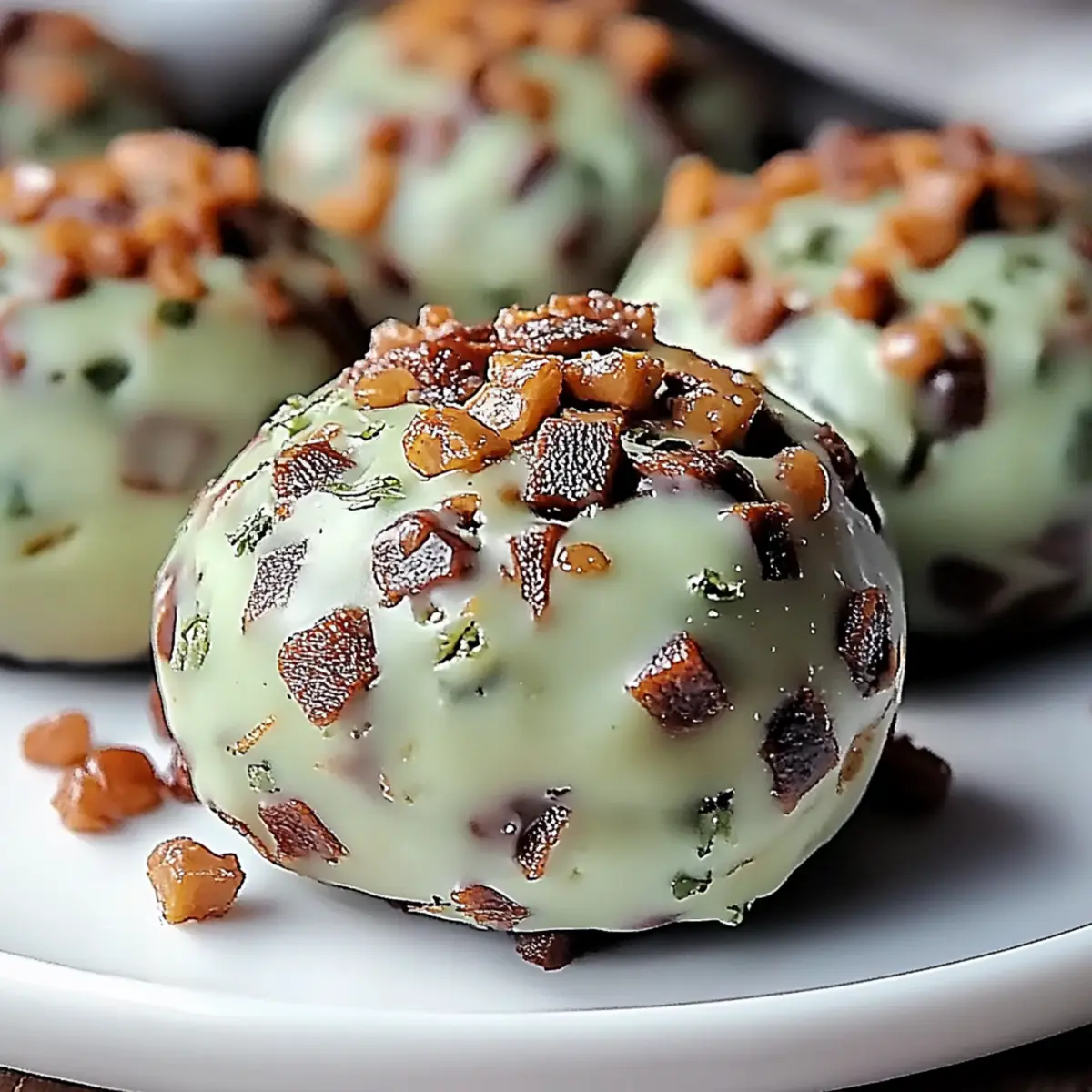 Mint Chocolate Chip Protein Balls
