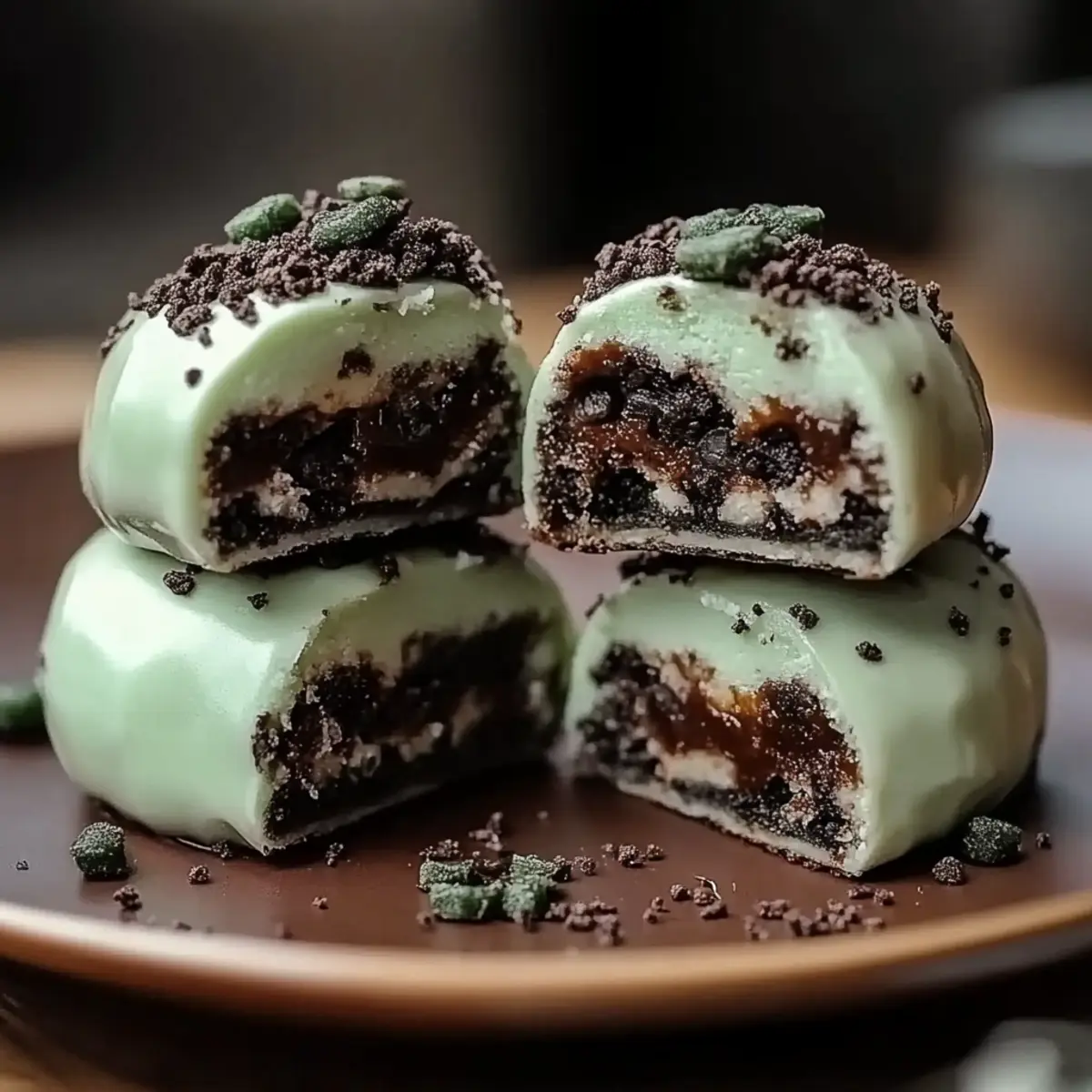 Mint Oreo Truffles