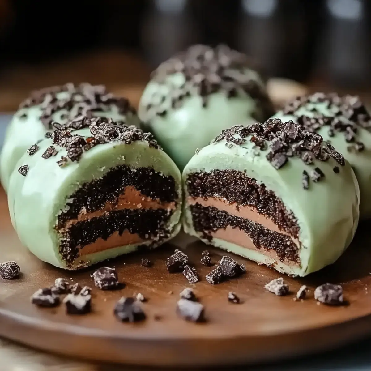Mint Oreo Truffles