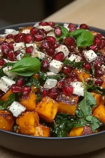 Roasted Sweet Potato and Baby Kale Salad
