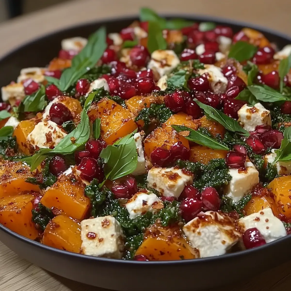 Roasted Sweet Potato and Baby Kale Salad