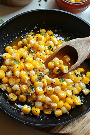 Skillet Corn with Honey Butter