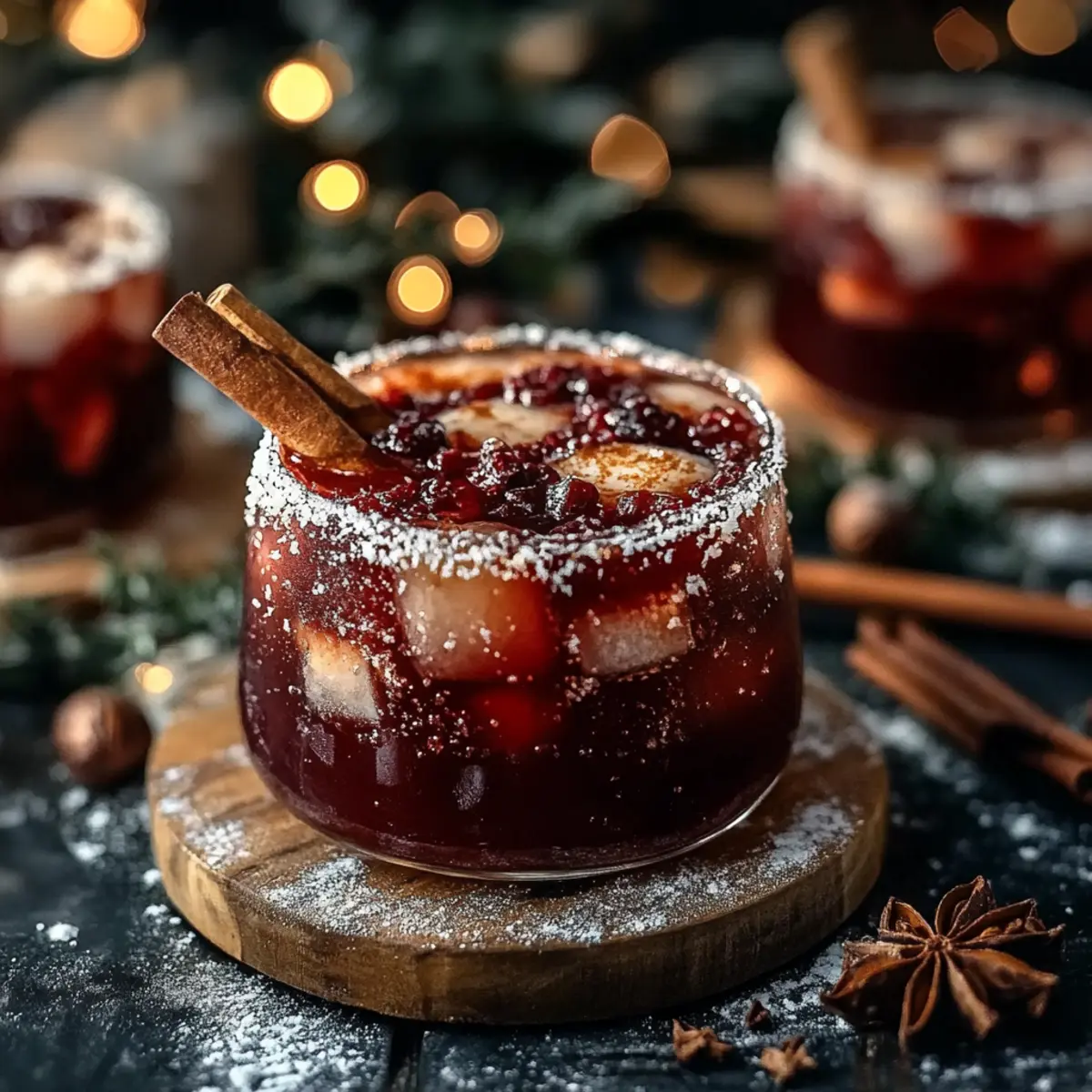 Spiced Christmas Margarita