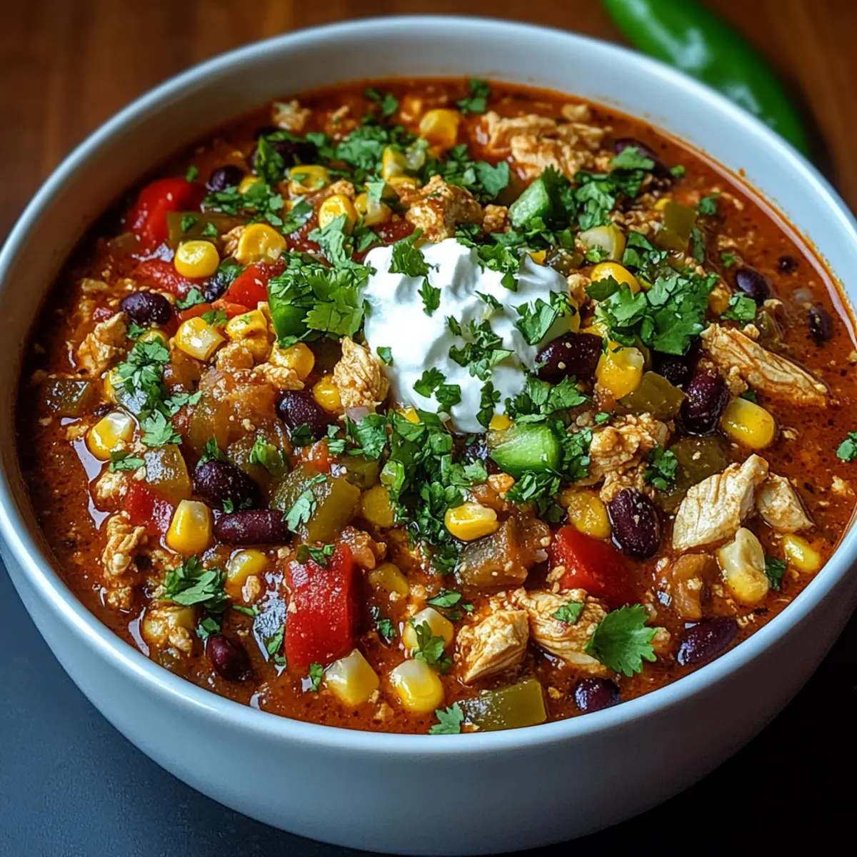 Street Corn Chicken Chili