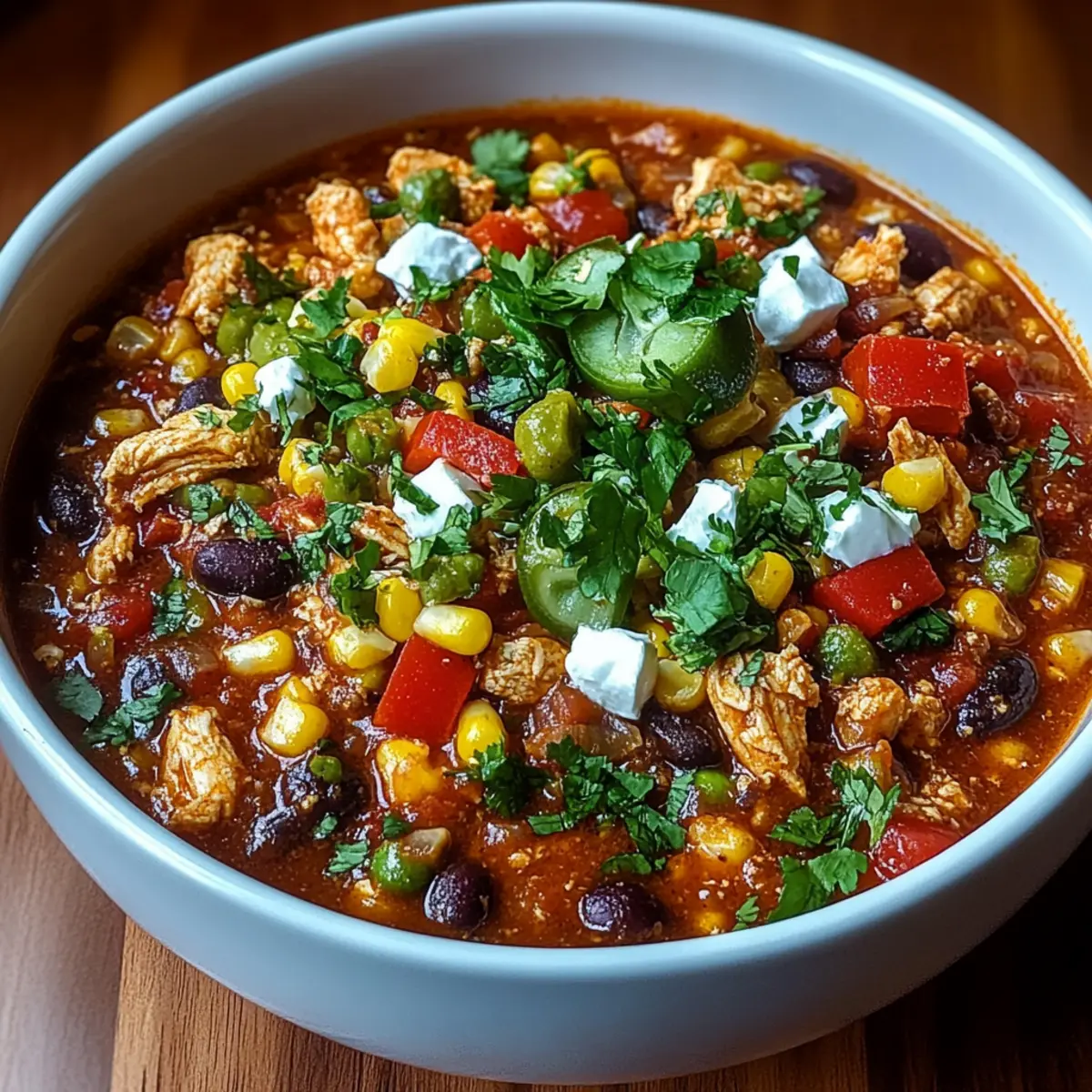Street Corn Chicken Chili