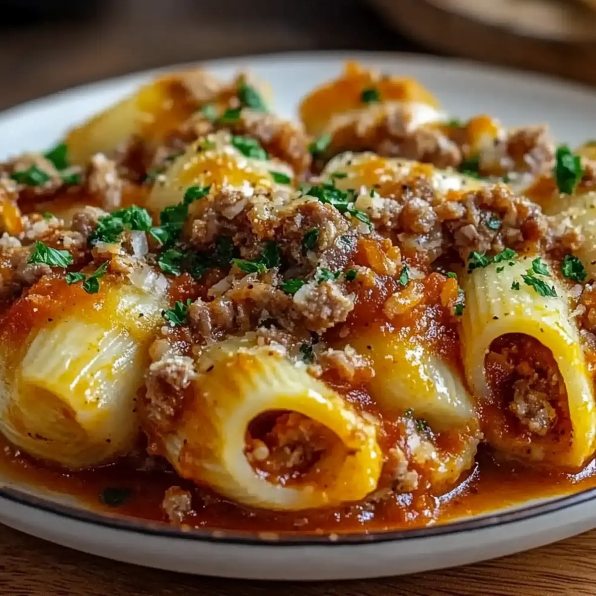 Stuffed Shells with Meat