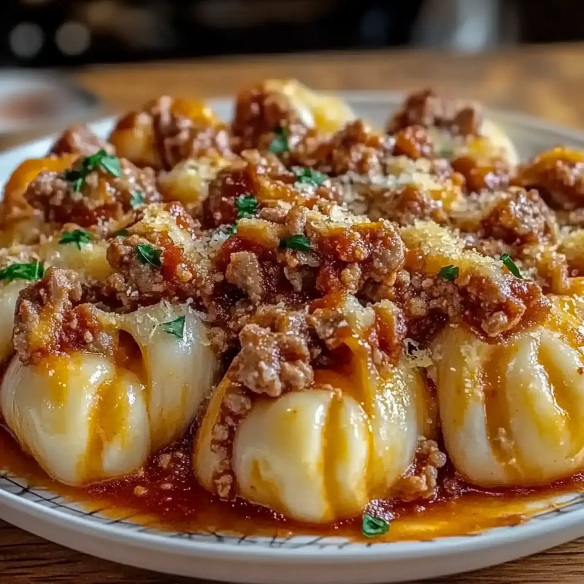 Stuffed Shells with Meat