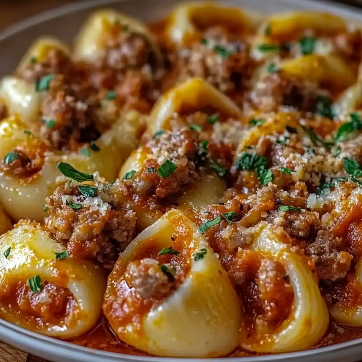 Stuffed Shells with Meat