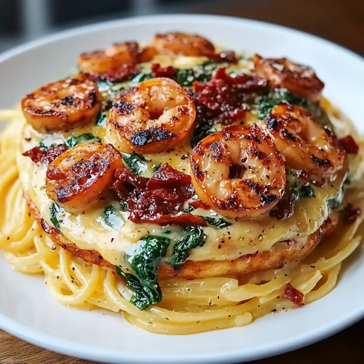 Tuscan Shrimp Pasta
