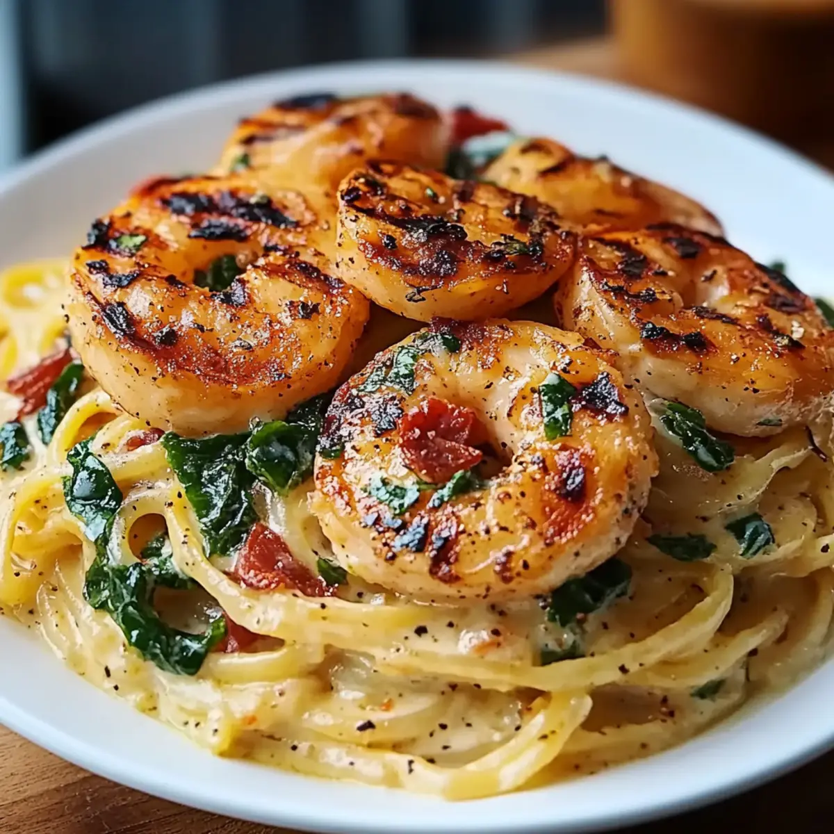 Tuscan Shrimp Pasta