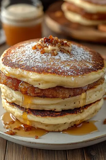 Vanilla Cinnamon Buttermilk Pancakes