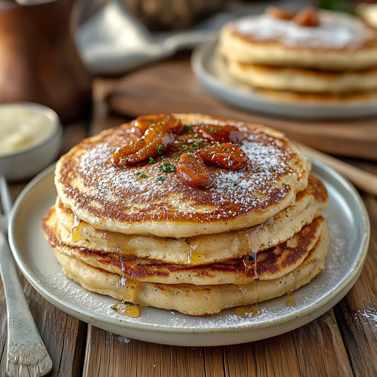 Vanilla Cinnamon Buttermilk Pancakes