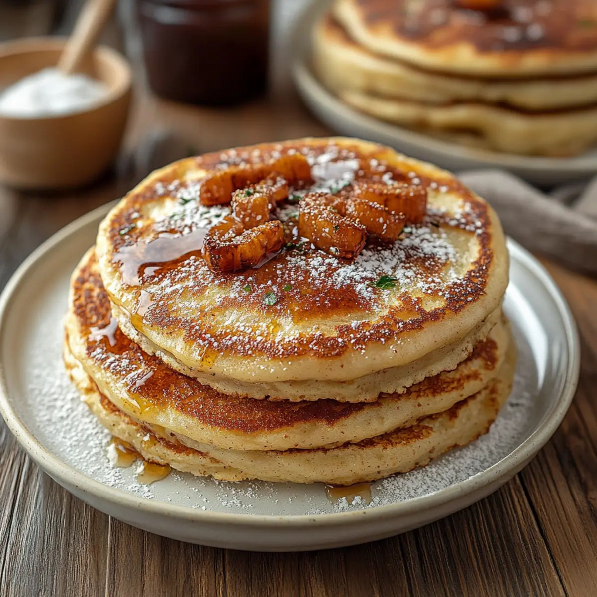 Vanilla Cinnamon Buttermilk Pancakes