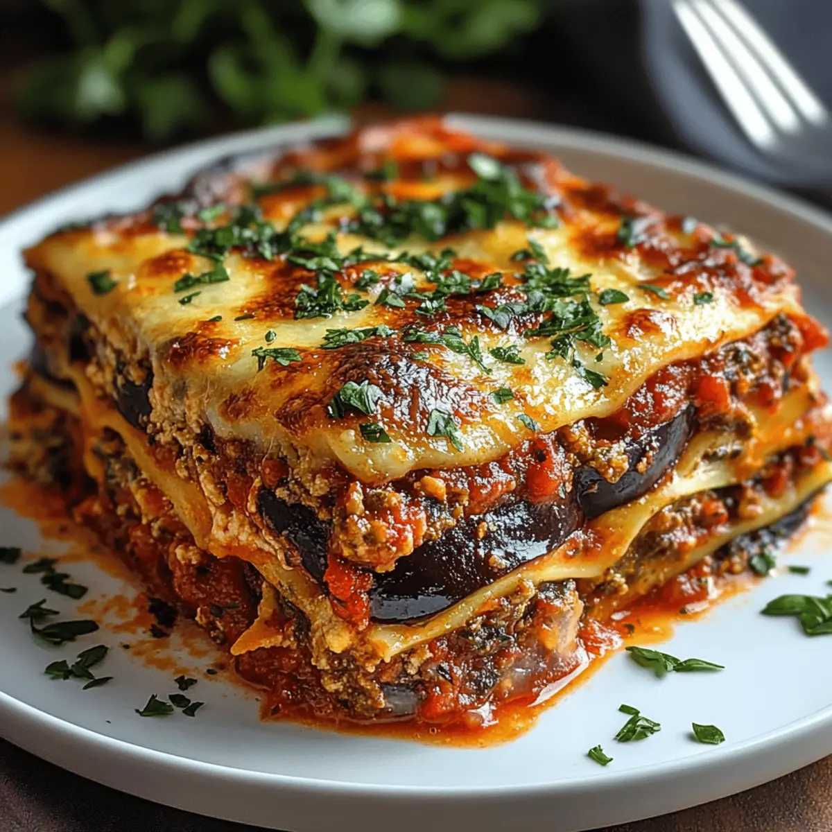 Vegetarian Eggplant Lasagna