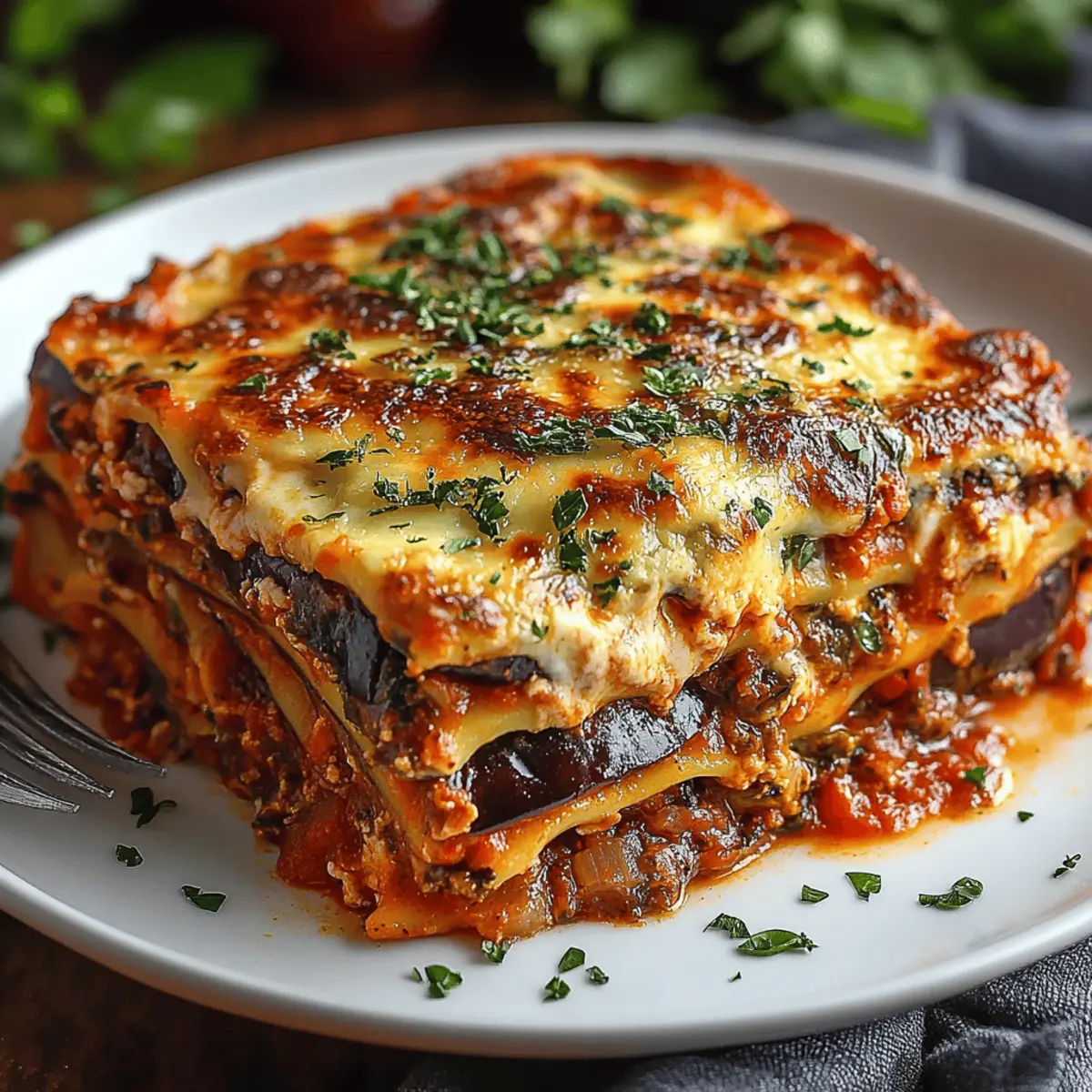 Vegetarian Eggplant Lasagna