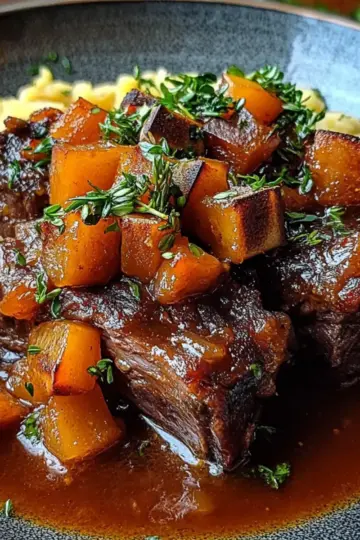 Apple Cider Braised Short Ribs
