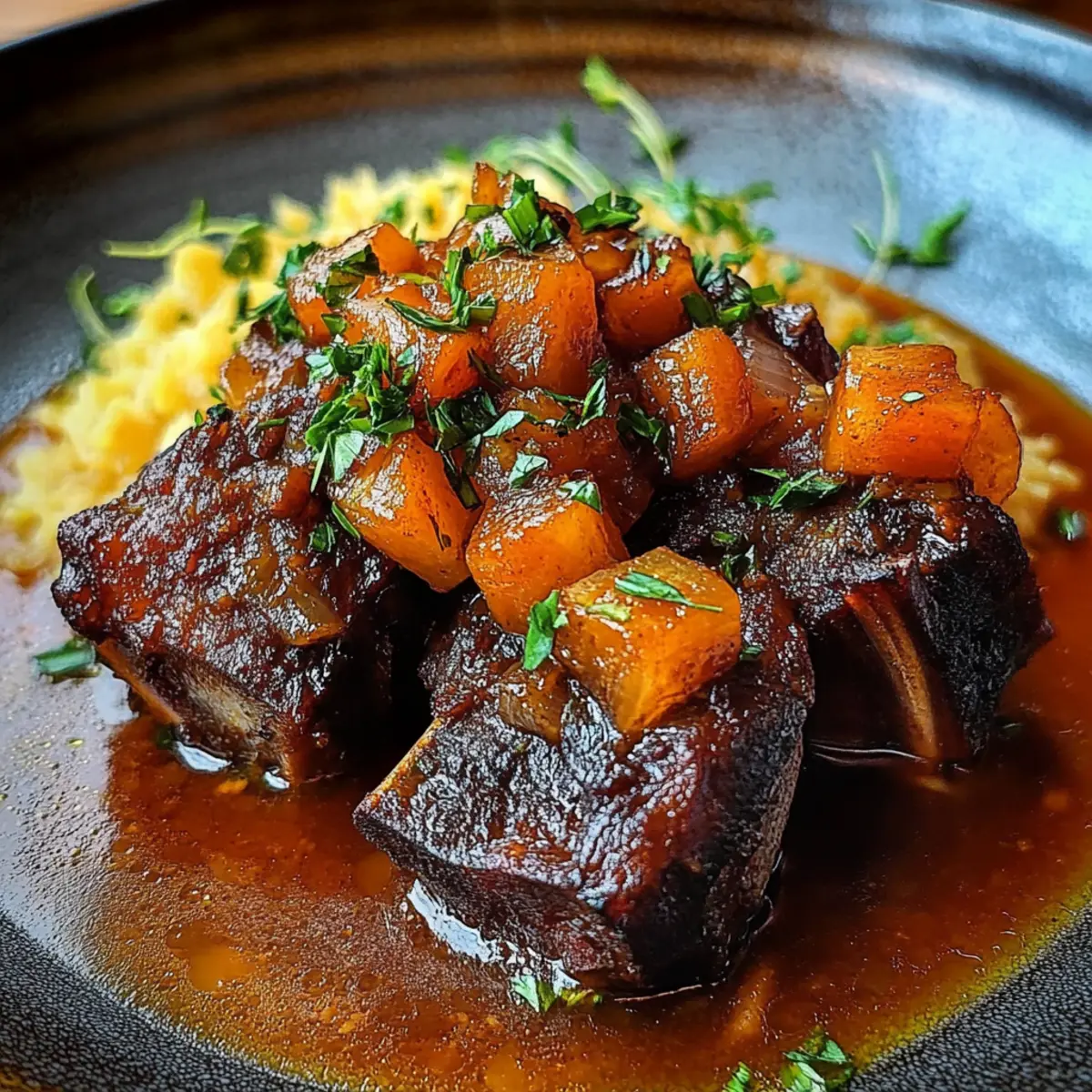 Apple Cider Braised Short Ribs