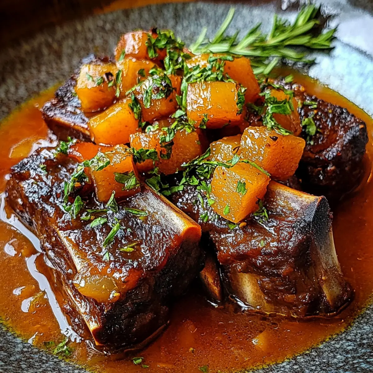 Apple Cider Braised Short Ribs