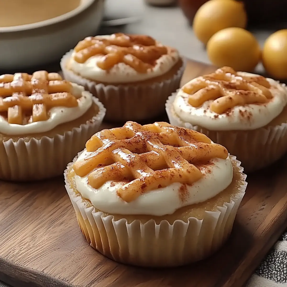 Apple Pie Cupcakes