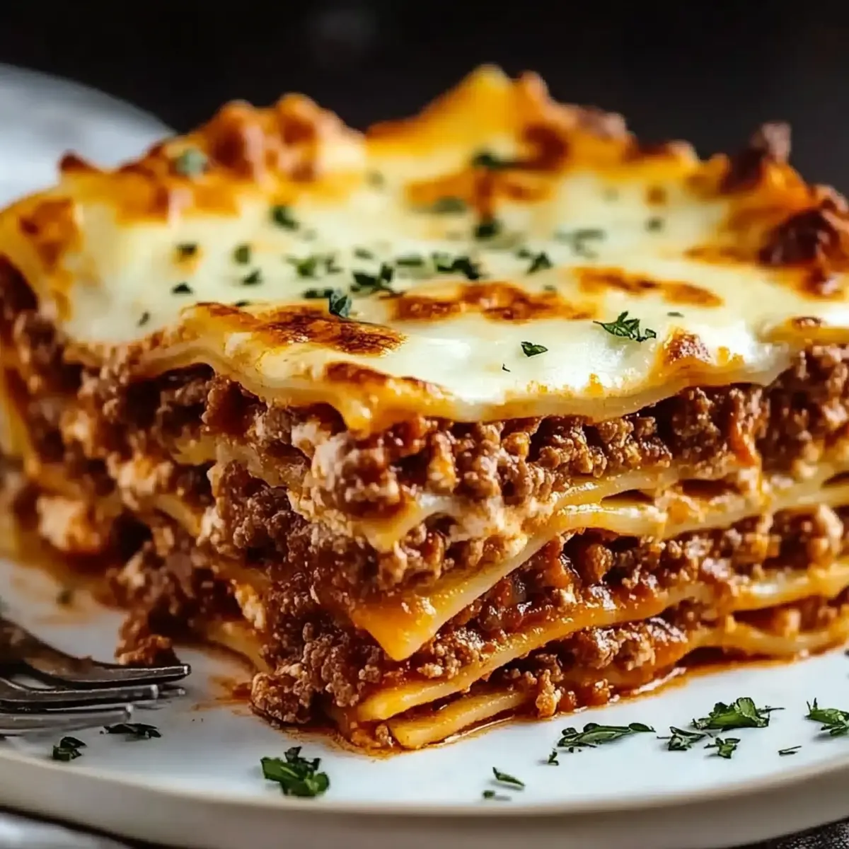 Beef Lasagna