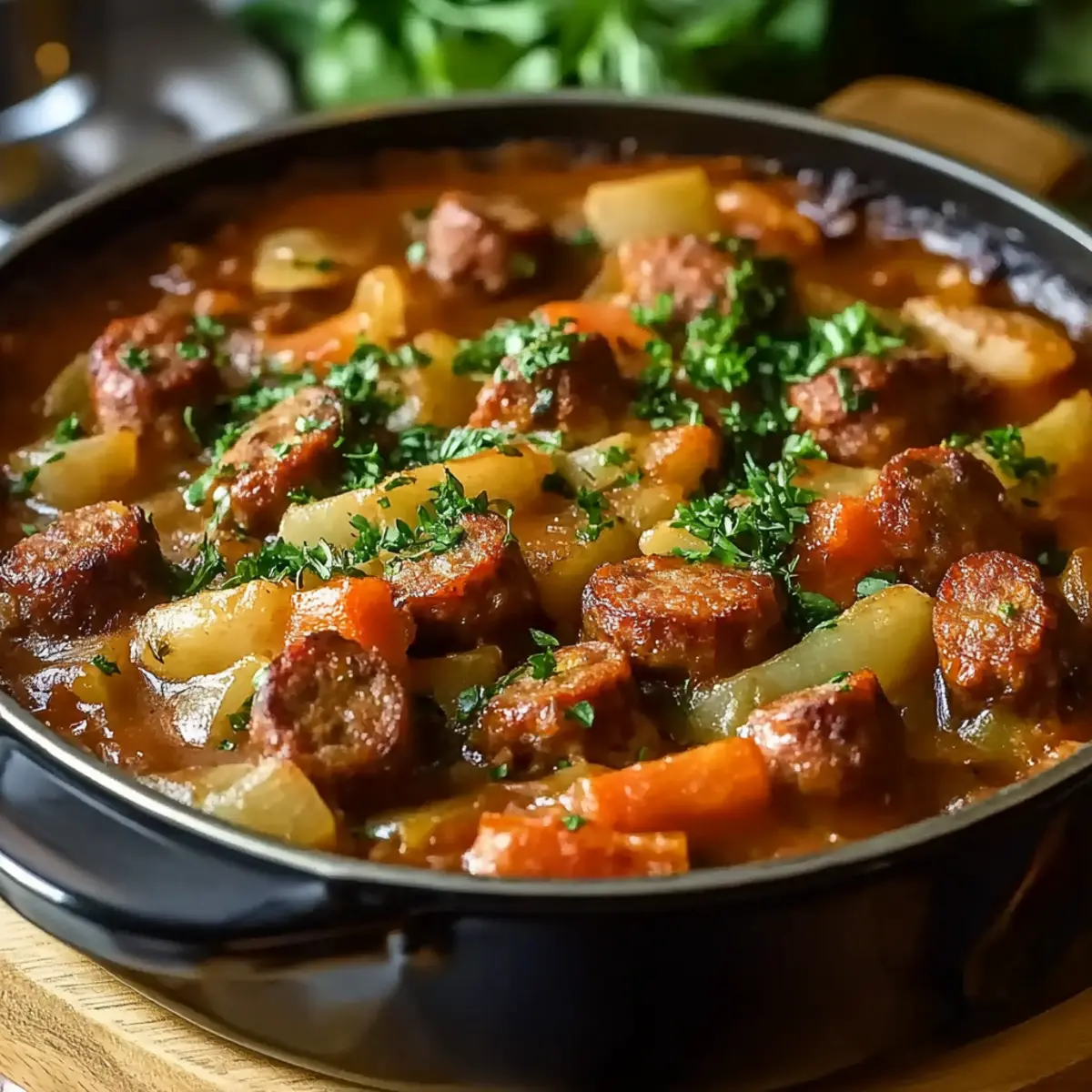 Beef Sausage Casserole