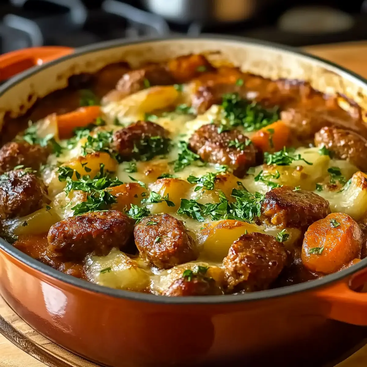 Beef Sausage Casserole