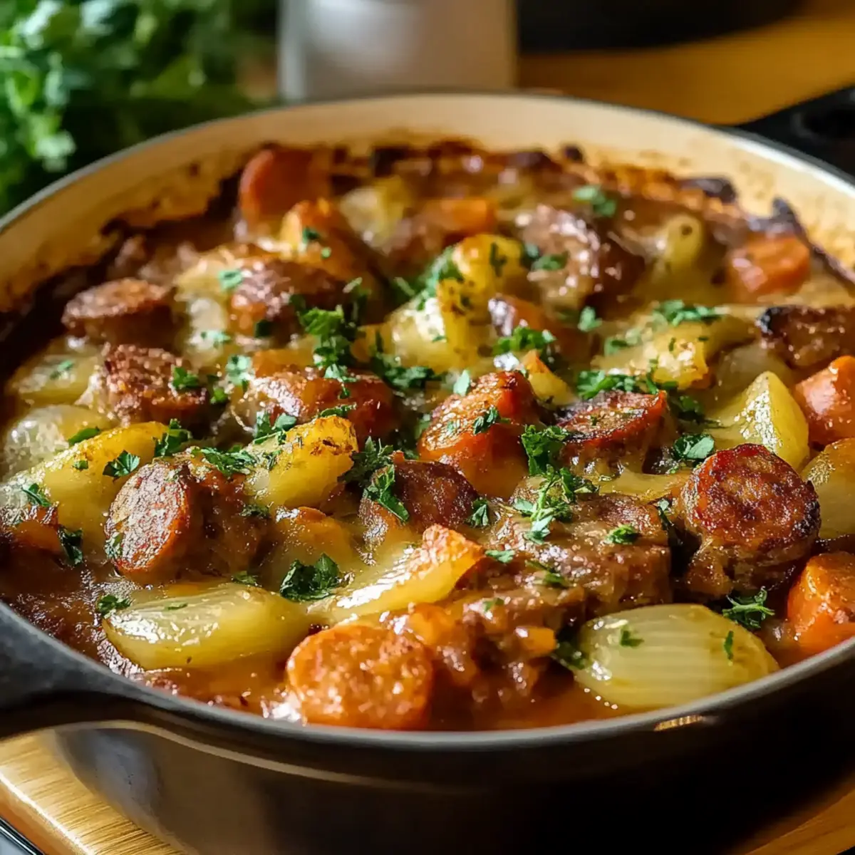 Beef Sausage Casserole