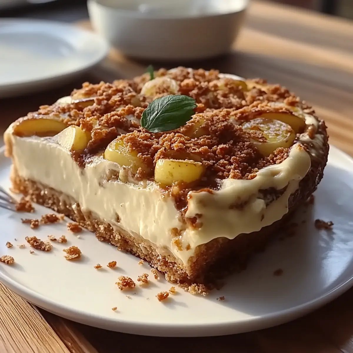 Biscoff Apple Crumble Cheesecake