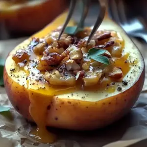 Blue Cheese Stuffed Pears
