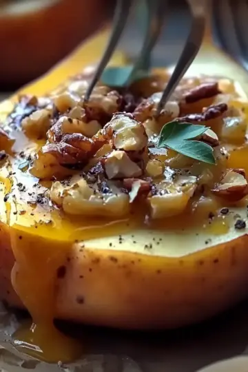 Blue Cheese Stuffed Pears