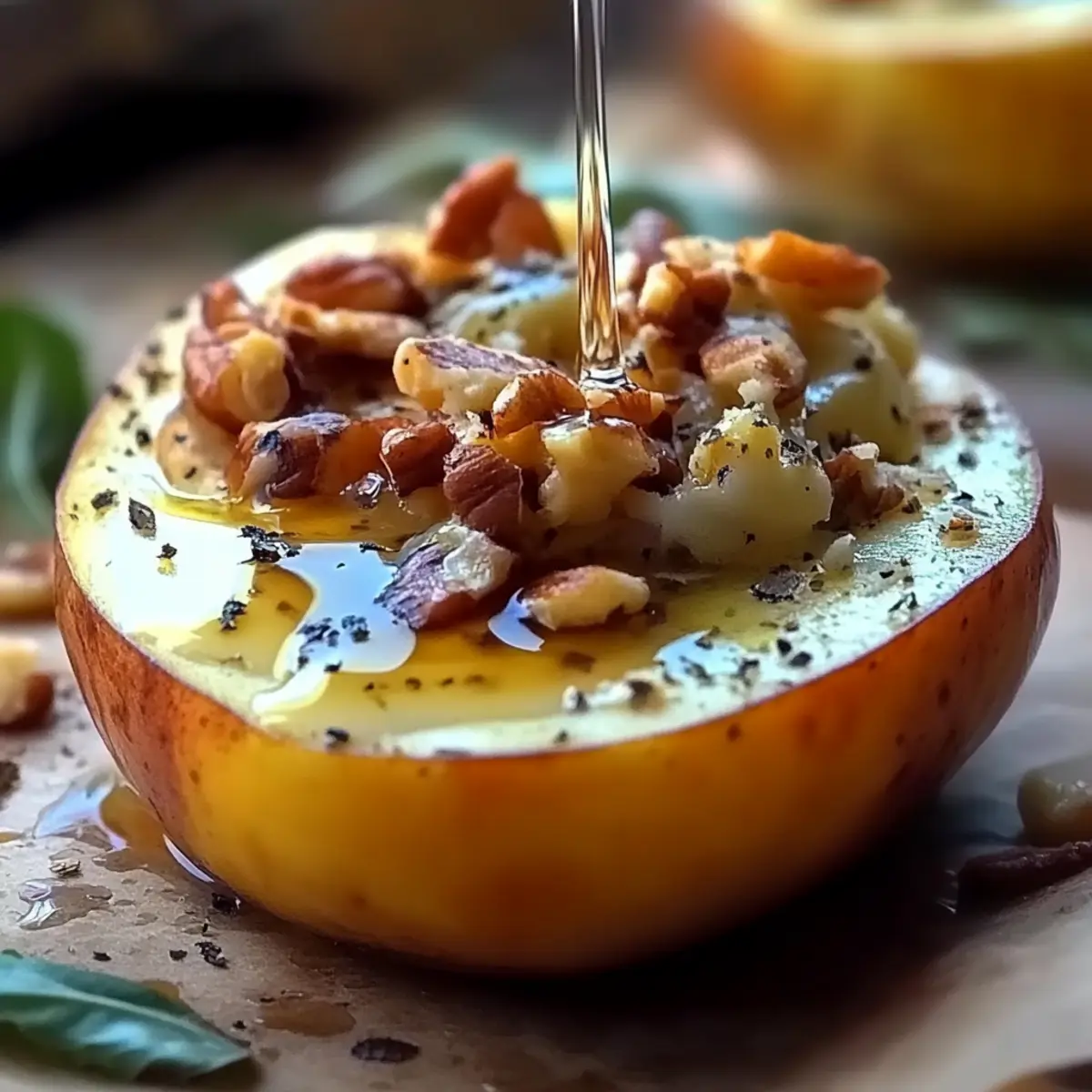 Blue Cheese Stuffed Pears