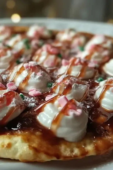 Candy Cane Pizza
