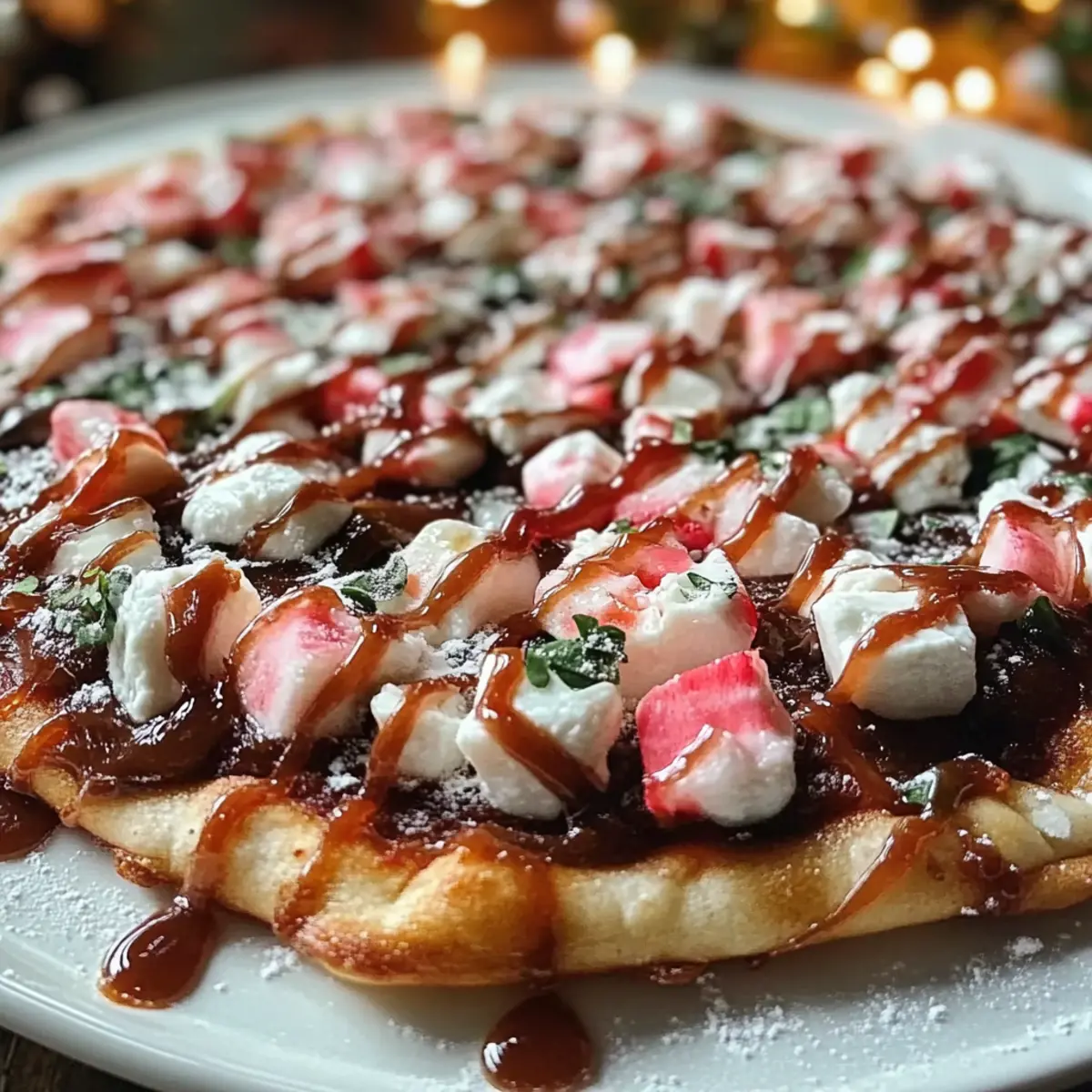 Candy Cane Pizza