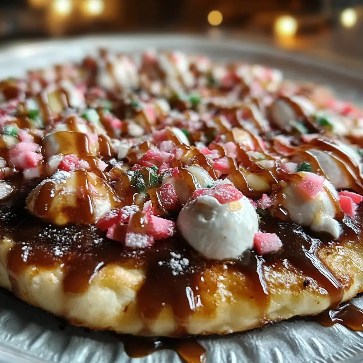 Candy Cane Pizza