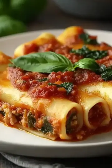 Cannelloni Viande Hachée