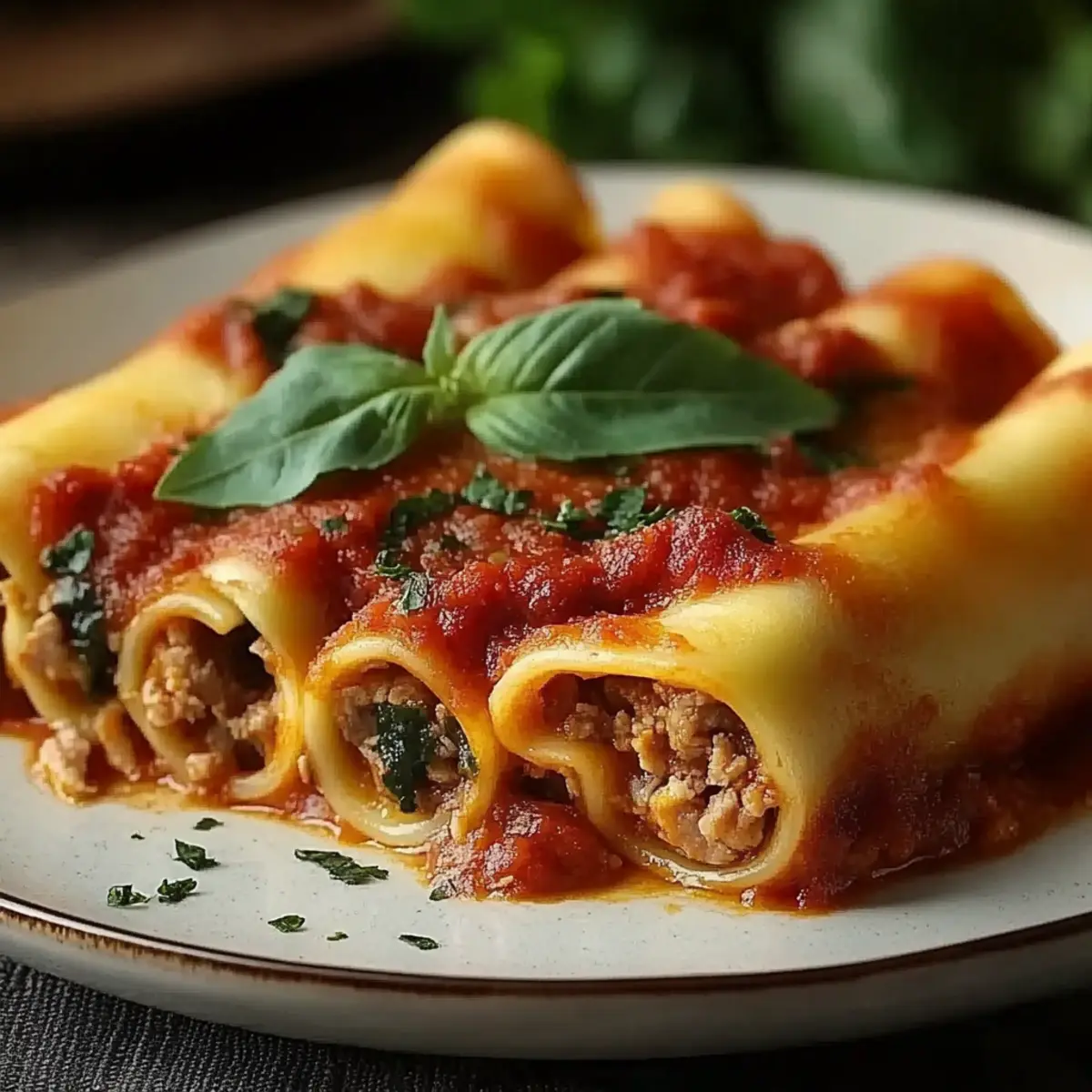 Cannelloni Viande Hachée