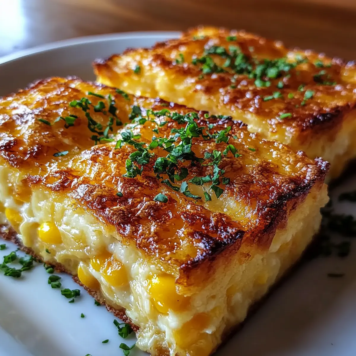 Cheesy Cream Cheese Corn Casserole