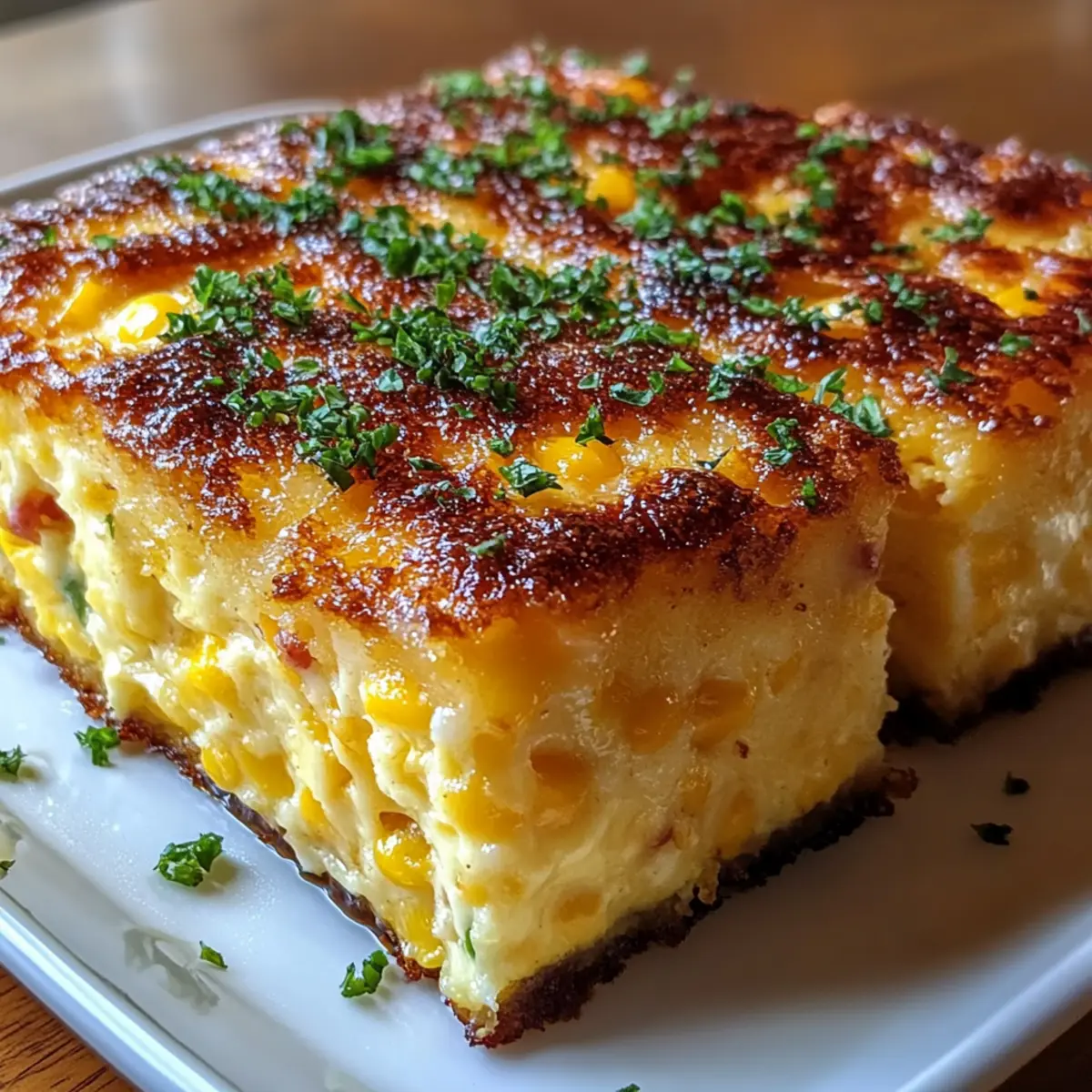 Cheesy Cream Cheese Corn Casserole