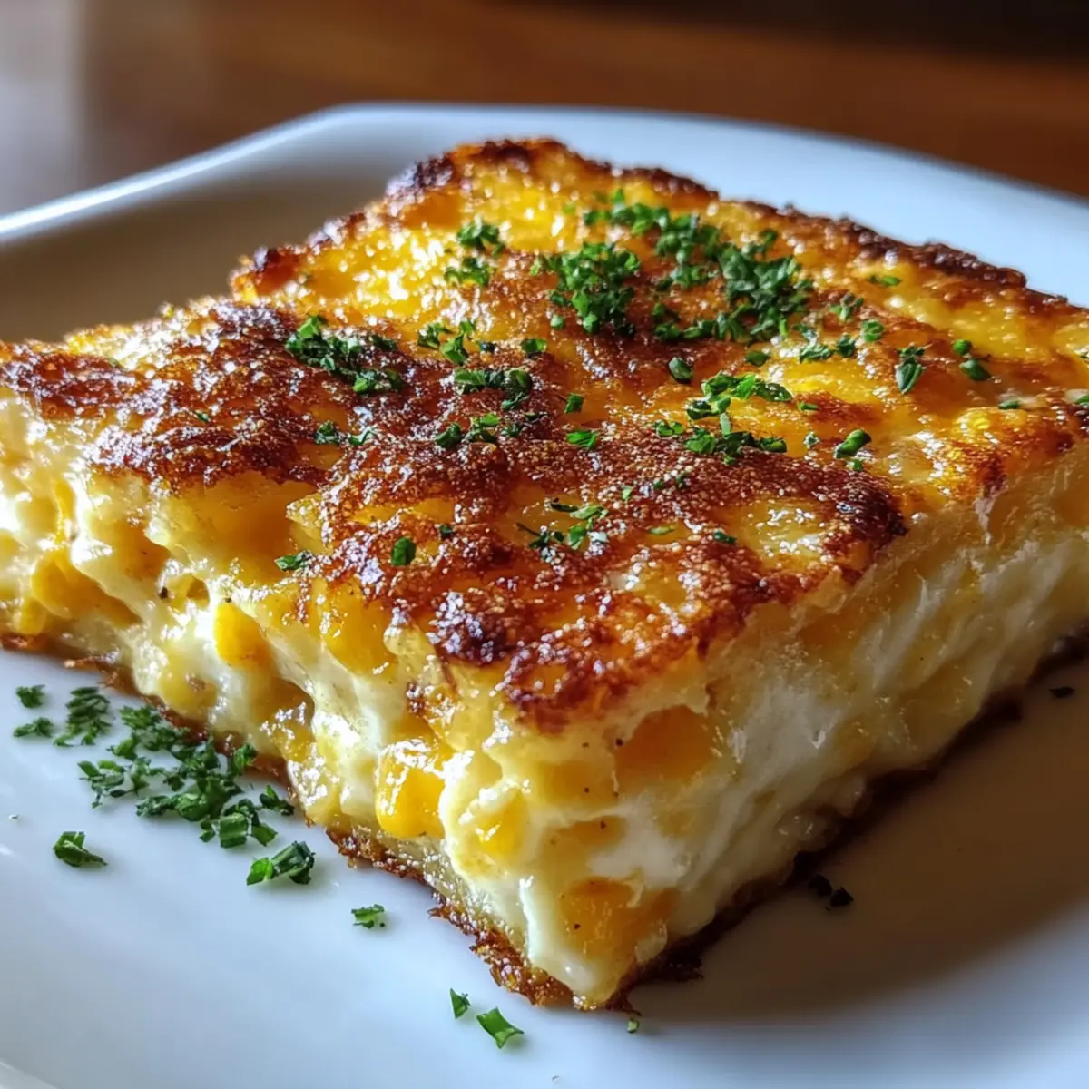 Cheesy Cream Cheese Corn Casserole