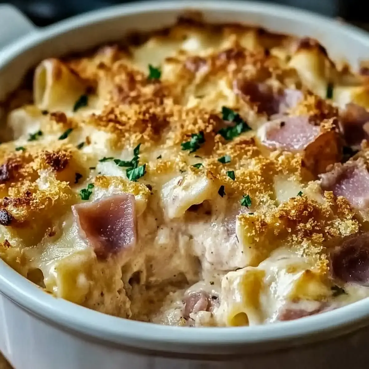 Chicken Cordon Bleu Casserole