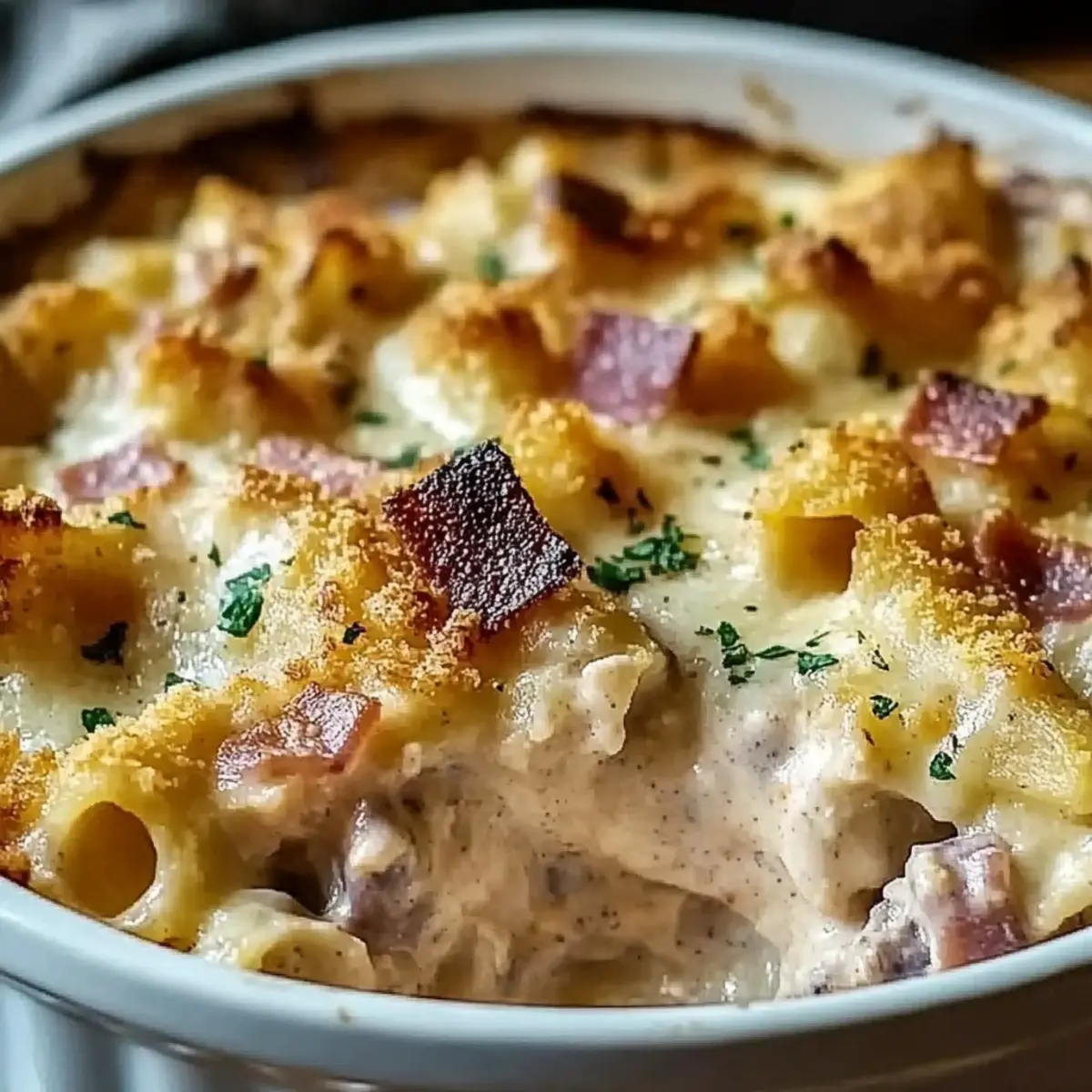 Chicken Cordon Bleu Casserole