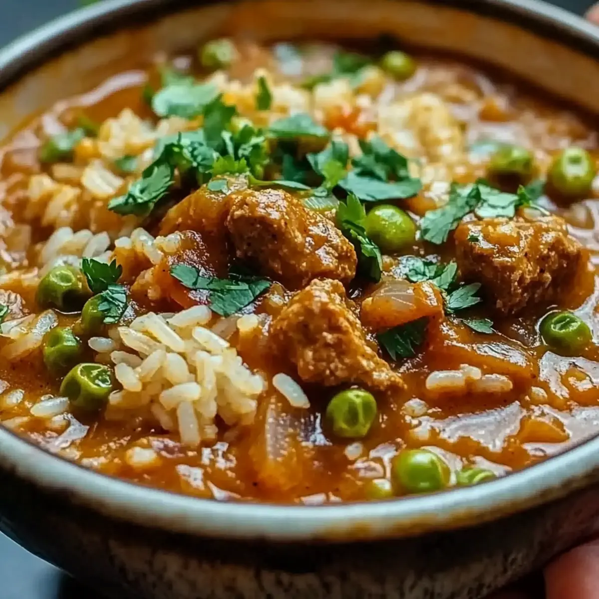 Chili Verde and Spanish Rice