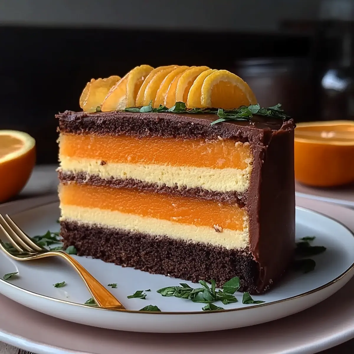 Chocolate & Orange Punchcake